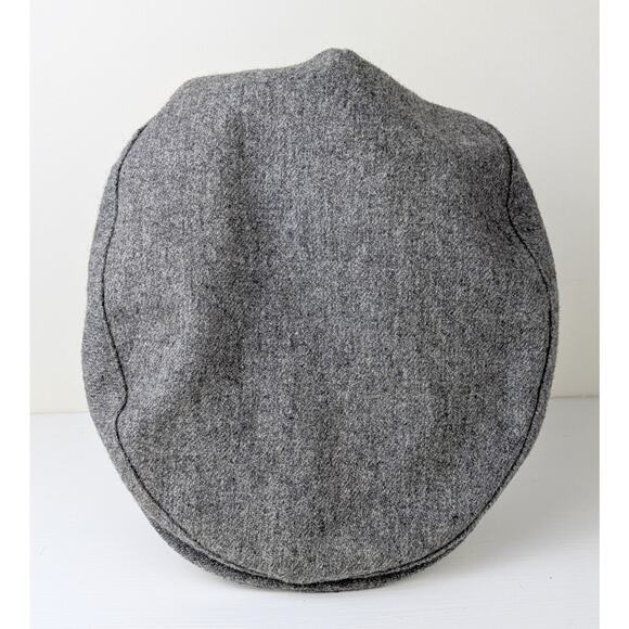 VTG Country Gentleman Hat Medium Gray  Tweed Wool Blend Classic Newsboy Ivy Cap - Picture 6 of 9